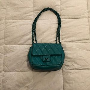 Green Forever 21 Quilted Bag